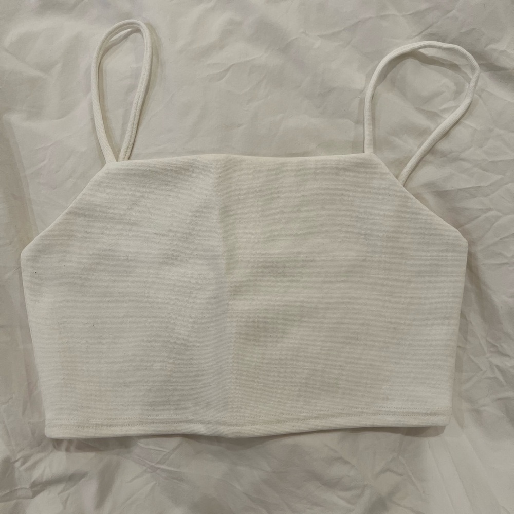 OAK & FORT WHITE CROP TOP